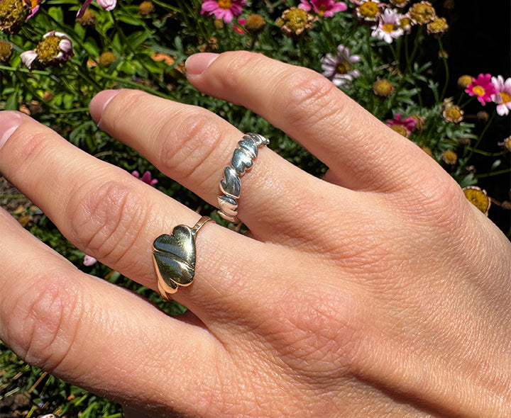 Chain of Hearts Ring