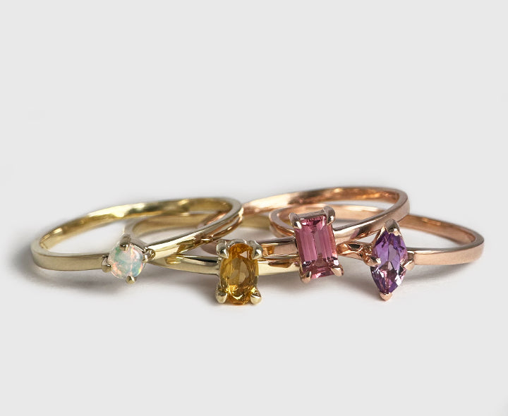 Rainbow Ring Marquise