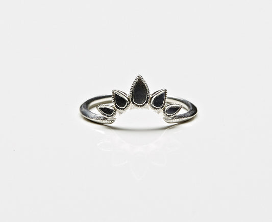 Sunburst Ring Oval
